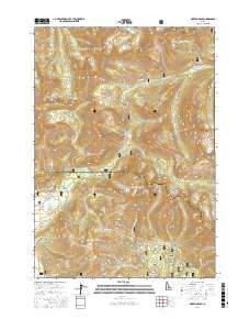 Horton Peak 2017 topographic map thumbnail