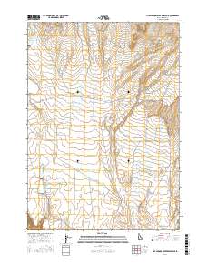 Hot Springs Creek Reservoir 2017 topographic map thumbnail