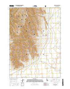 Howe Peak 2017 topographic map thumbnail