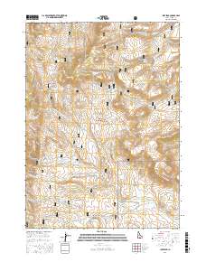 Ibex Peak 2017 topographic map thumbnail