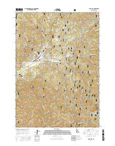Idaho City 2017 topographic map thumbnail