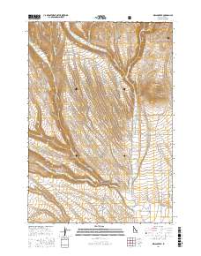 Indian Creek 2017 topographic map thumbnail