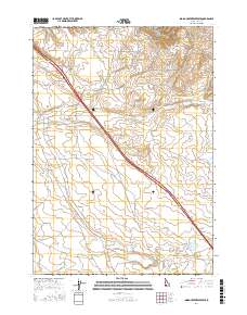 Indian Creek Reservoir 2017 topographic map thumbnail