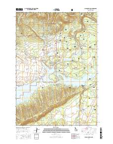 Island Park Dam 2017 topographic map thumbnail