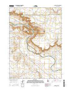 Jackass Butte 2017 topographic map thumbnail