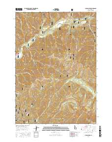 Jackson Peak 2017 topographic map thumbnail