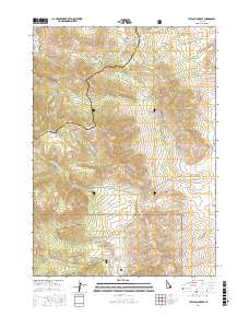Jeff Cabin Creek 2017 topographic map thumbnail