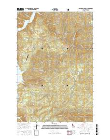 John Lewis Mountain 2017 topographic map thumbnail