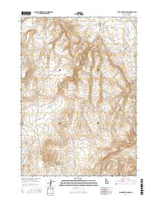 Jump Creek Canyon 2017 topographic map thumbnail