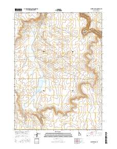 Juniper Basin 2017 topographic map thumbnail