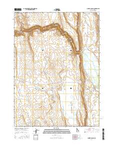 Juniper Basin SE 2017 topographic map thumbnail