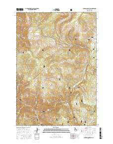 Jureano Mountain 2017 topographic map thumbnail