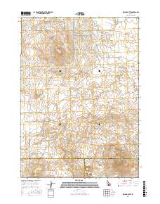 Kimama Butte 2017 topographic map thumbnail