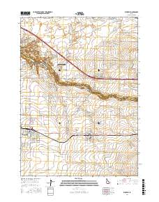 Kimberly 2017 topographic map thumbnail