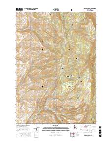 King Hill Creek 2017 topographic map thumbnail