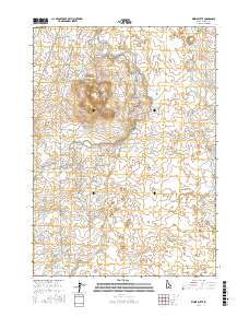 Kinzie Butte 2017 topographic map thumbnail