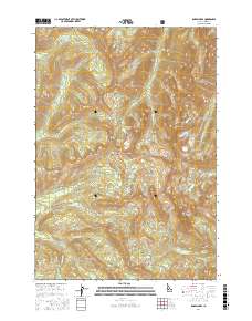 Knapp Lakes 2017 topographic map thumbnail
