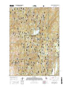 Sage Hen Reservoir 2017 topographic map thumbnail