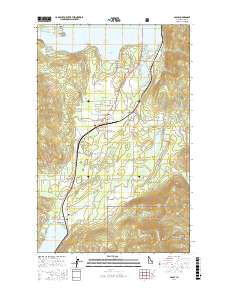 Sagle 2017 topographic map thumbnail