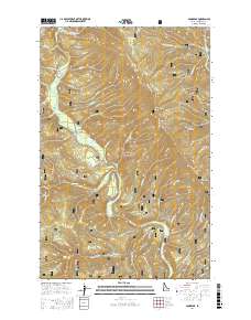 Pond Peak 2017 topographic map thumbnail
