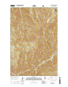 Pot Mountain 2017 topographic map thumbnail