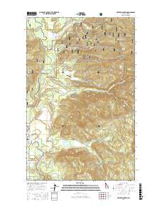 Prater Mountain 2017 topographic map thumbnail