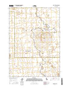 Pratt Butte 2017 topographic map thumbnail