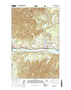 Priest River 2017 topographic map thumbnail