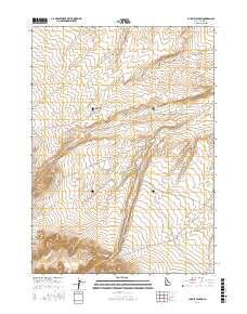Purjue Canyon 2017 topographic map thumbnail