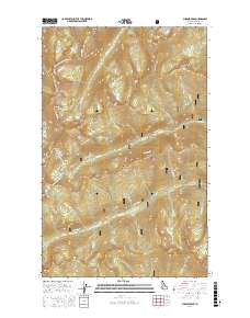 Pyramid Peak 2017 topographic map thumbnail
