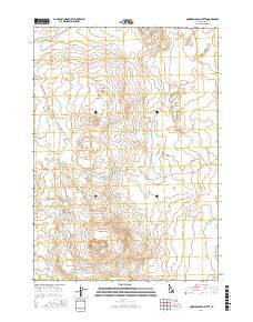 Quaking Aspen Butte 2017 topographic map thumbnail