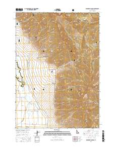 Ramshorn Canyon 2017 topographic map thumbnail