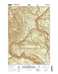 Reas Pass 2017 topographic map thumbnail