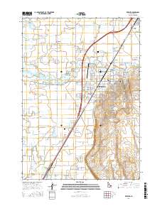 Rexburg 2017 topographic map thumbnail