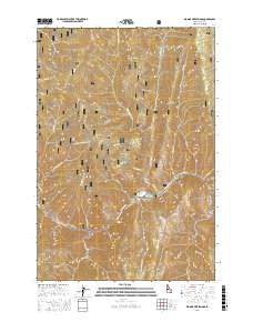 Riggins Hot Springs 2017 topographic map thumbnail
