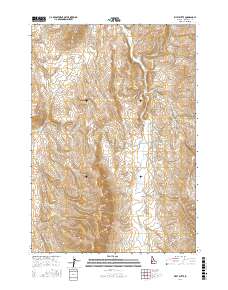 Riley Butte 2017 topographic map thumbnail