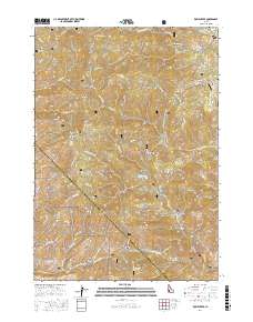 Robie Creek 2017 topographic map thumbnail