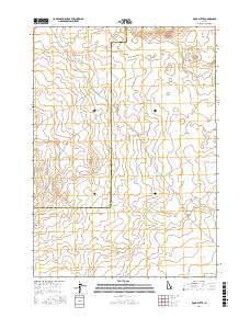 Rock Butte 2017 topographic map thumbnail