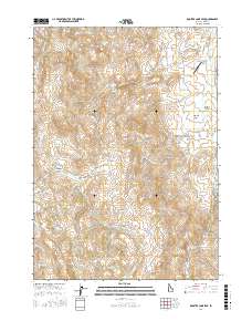 Rooster Comb Peak 2017 topographic map thumbnail