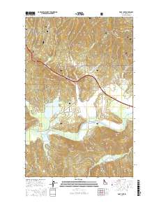 Rose Lake 2017 topographic map thumbnail