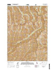 Ross Peak 2017 topographic map thumbnail