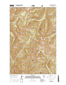 Running Lake 2017 topographic map thumbnail