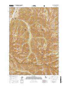 Ryan Peak 2017 topographic map thumbnail