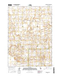 Ryegrass Flat 2017 topographic map thumbnail
