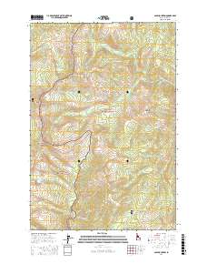 Sabe Mountain 2017 topographic map thumbnail
