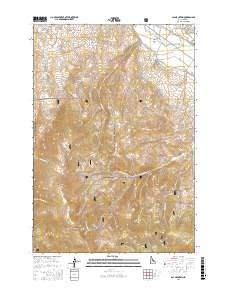 Sal Mountain 2017 topographic map thumbnail