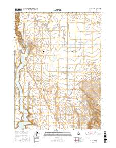 Salmon Butte 2017 topographic map thumbnail