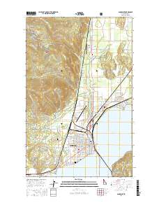 Sandpoint 2017 topographic map thumbnail