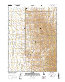 Sandrock Canyon 2017 topographic map thumbnail