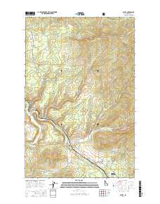Santa 2017 topographic map thumbnail